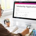 scholarship-application-document-contract-form-concept